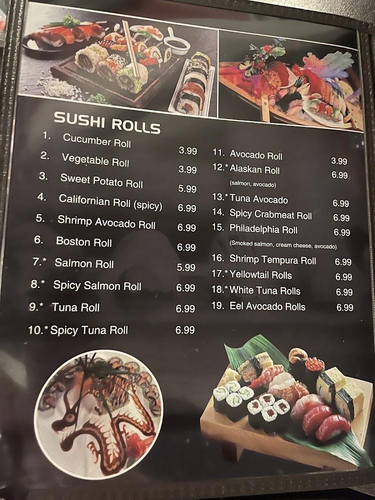 Ninja Sushi Steak House Menu image 3