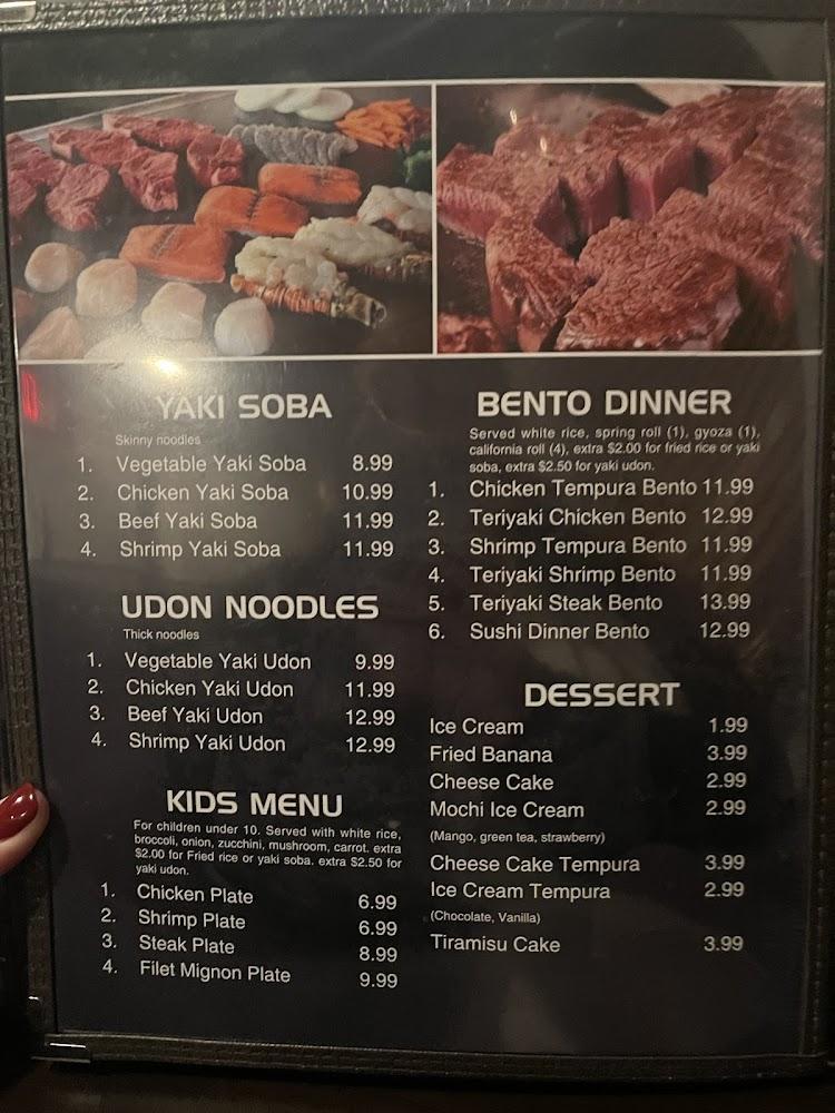 Ninja Sushi Steak House Menu image 4